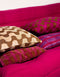 WAVEY INTERIOR CUSHION - BROWN / BEIGE