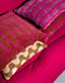 CHECK INTERIOR CUSHION - BROWN / PINK