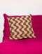 WAVEY INTERIOR CUSHION - BROWN / BEIGE