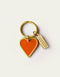 HEART CHARM - ORANGE