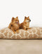 HEART DOG BED - BEIGE