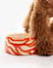 ZEBRA DOGBOWL - ORANGE / SAND