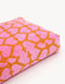 HEART DOG BED - ORANGE / PINK