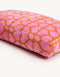 HEART DOG BED - ORANGE / PINK