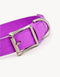 VEGAN LEATHER COLLAR - ZEBRA - PURPLE