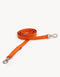 VEGAN LEATHER LEASH - HEART - ORANGE