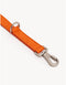 VEGAN LEATHER LEASH - HEART - ORANGE