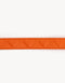 VEGAN LEATHER LEASH - HEART - ORANGE